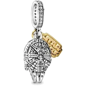 Pandora 769504c01 Silver/Gold Star Wars Charm