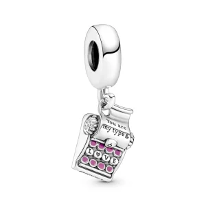 Pandora 790069c01 Pink Silver Charm