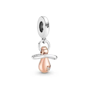 Pandora 27490c01 Silver/Rose Charm