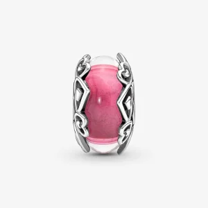 Pandora 791159c00 Pink Silver Charm