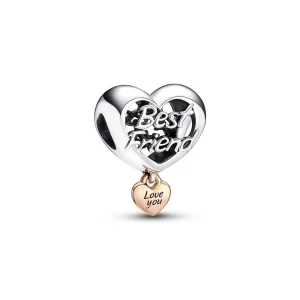Pandora 782243c00 Silver/Rose Charm
