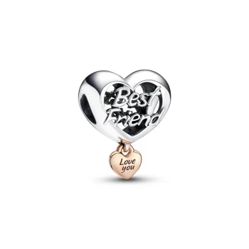 Pandora 782243c00 Silver/Rose Charm