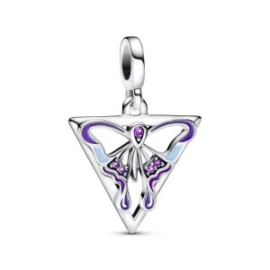 Pandora 73206c01 Purple Silver Me Collection Charm