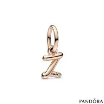 Pandora 72957c01 Z Rose Gold Charm