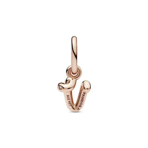 Pandora 7234c01 V Rose Gold Charm