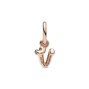 Pandora 7234c01 V Rose Gold Charm