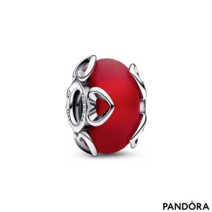 Pandora 27997c01 Red Silver Charm