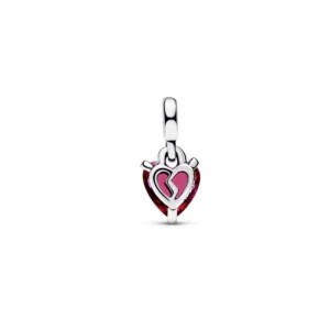 Pandora 792524c01 Red Silver Me Collection Charm