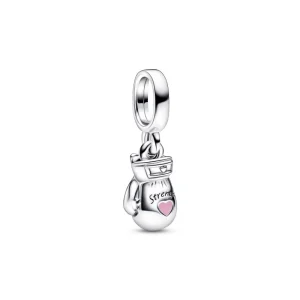 Pandora 792550c01 Pink Silver Charm