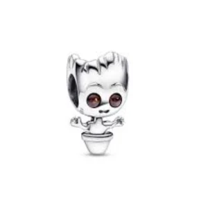 Pandora 79219c01 Brown Silver Marvel X Charm