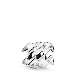Pandora 798415c01 Silver Horoscope Stones Charm
