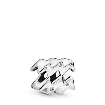 Pandora 798415c01 Silver Horoscope Stones Charm