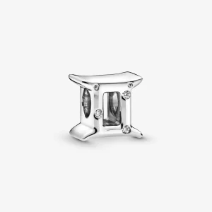 Pandora 798428c01 Silver Horoscope Stones Charm