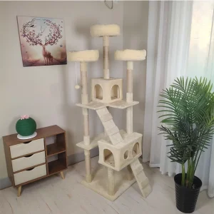 Cat Scratcher Tower - Cream
