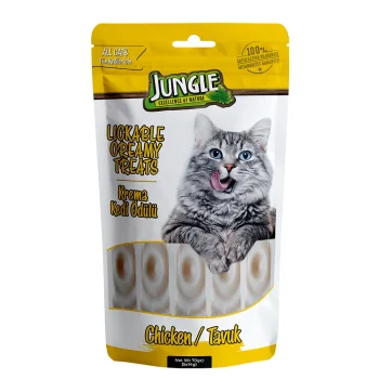 Jungle Cat Cream Liquid Prize Food Chicken 5x14gr