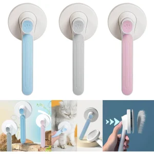 Pet Care Brush - Gray