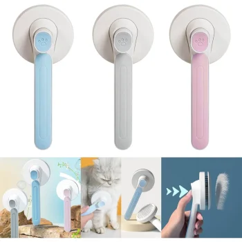 Pet Care Brush - Gray