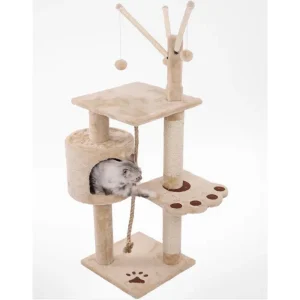 Cat Scratcher Tower - Cream 129CM