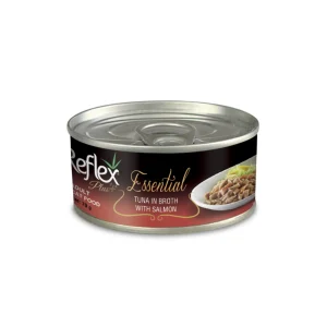 Reflex Plus Essential Adult Cat Can Food Tuna In Broth With Salmon 70gr