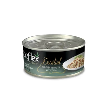 Reflex Plus Essential Adult Cat Can Food Chicken In Broth With Tuna 70gr