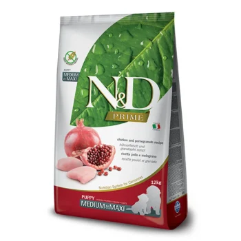N&D Prime Dog Food Chicken & Pomegranate Puppy Medium/Maxi 12kg