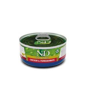 N&D Prime Cat Chicken Pomegranate Adult Wet Food 70gr