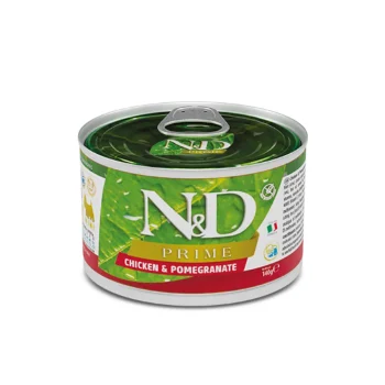 N&D Prime Dog Chicken Pomegranate Adult Mini Wet Food 140gr