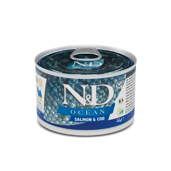 N&D Ocean Dog Salmon Cod Adult Mini Wet Food 140gr