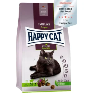 Happy Cat Sterilised Adult Pasture-Raised Lamb 4kg