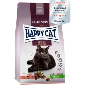 Happy Cat Sterilised Adult Atlantic Salmon 10kg