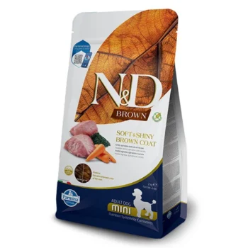 N&D Brown Dog Lamb Potato Spirulina Carrot Adult Mini 2kg