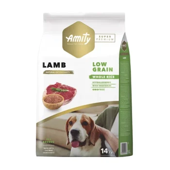 Amity Super Premium Low Grain Adult Dog Food Lamb 14kg