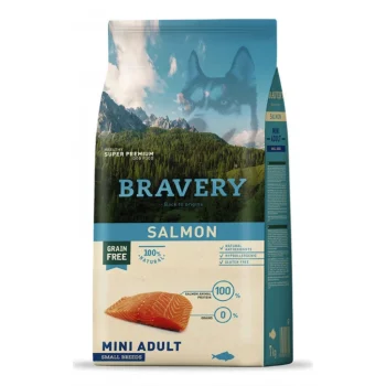 Bravery Grain Free Adult Mini Dog Food Salmon 2kg
