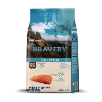 Bravery Grain Free Puppy Mini Dog Food Salmon 2kg