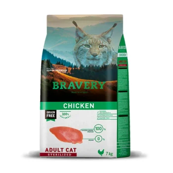Bravery Grain Free Sterilized Cat Food Chicken 7kg
