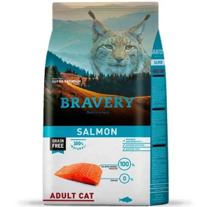 Bravery Grain Free Adult Cat Food Salmon 2kg