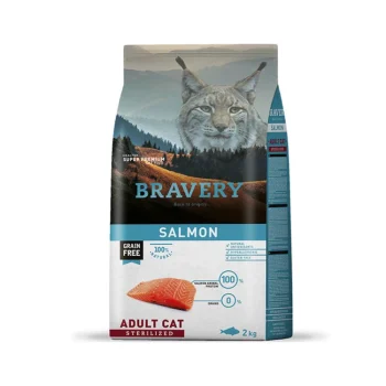 Bravery Grain Free Sterilized Cat Food Salmon 2kg