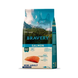 Bravery Grain Free Adult Mini Dog Food Salmon 7kg