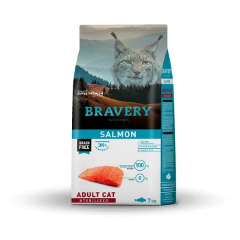 Bravery Grain Free Sterilized Cat Food Salmon 7kg