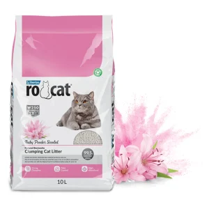 RoCat Baby Powder Scented Cat Litter 10lt