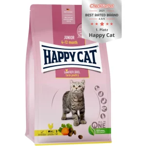 Happy Cat Junior Land Poultry Dry Food 4kg