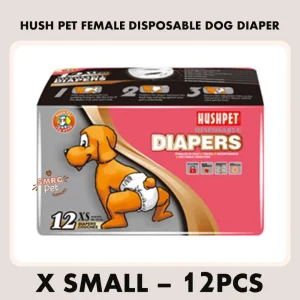 Hushpet Disposable Diapers For Dogs XS 12pieces