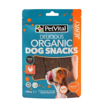 Petvital Delicious Organic Dog Snacks Jerry 100gr