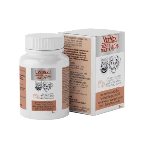 Vetvex Obesity Tablet Creates a Feeling of Fullness for Cats and Dogs 75 Tablets