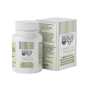 Vetvex Derm Tablet for Dogs and Cats, Healthy Skin and Feather 75 Tablets