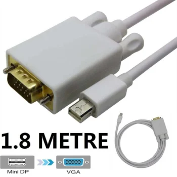 Mini Display Port To Vga Adaptor 1.8mt