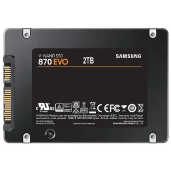 Samsung 870 EVO 2TB SSD Disk MZ-77E2T0B 560-530 MB/S, 2.5",Sata SSD
