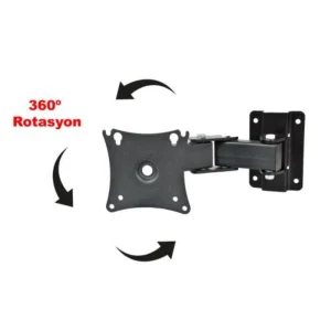 Wb-06 17-27" Movable Monitor Hanger Apparatus