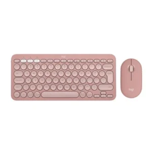 Logitech Pebble 2 Multi Device Bluetooth Rose 920-012247 Tr L Wireless Keyboard Mouse Set