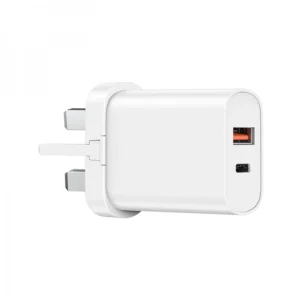 Wiwu Quick 20w+18w Pd+Qc Uk Fast Charger Adaptor